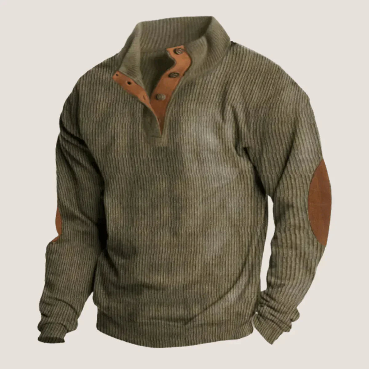 Norvielle Herren Ripp-Pullover Stilvoll