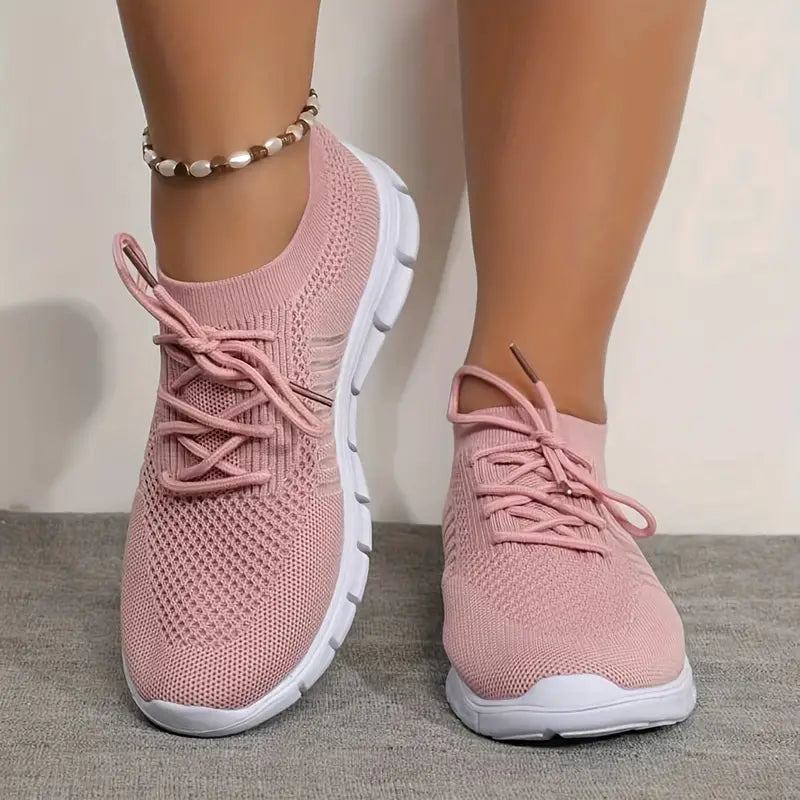 Norvielle Damen Orthopädische Laufschuhe Atmungsaktives Netz