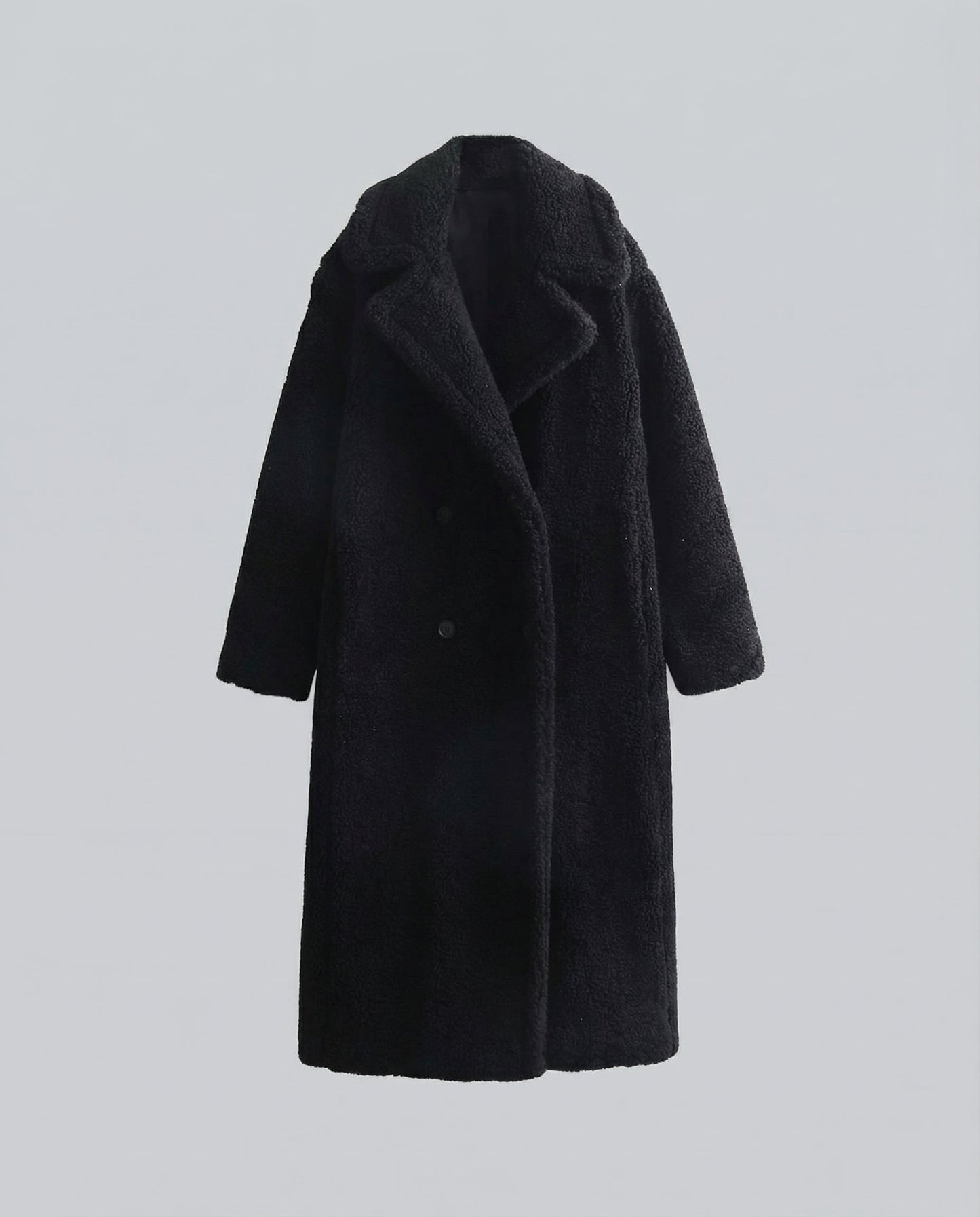 Damen Kunstfellmantel Teddylook