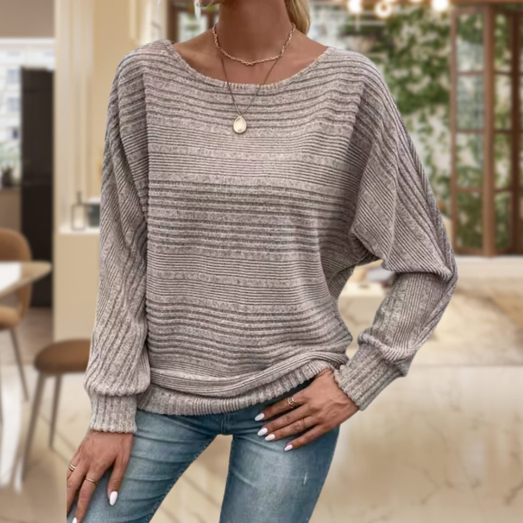 Norvielle Damen Pullover Warm Bequem