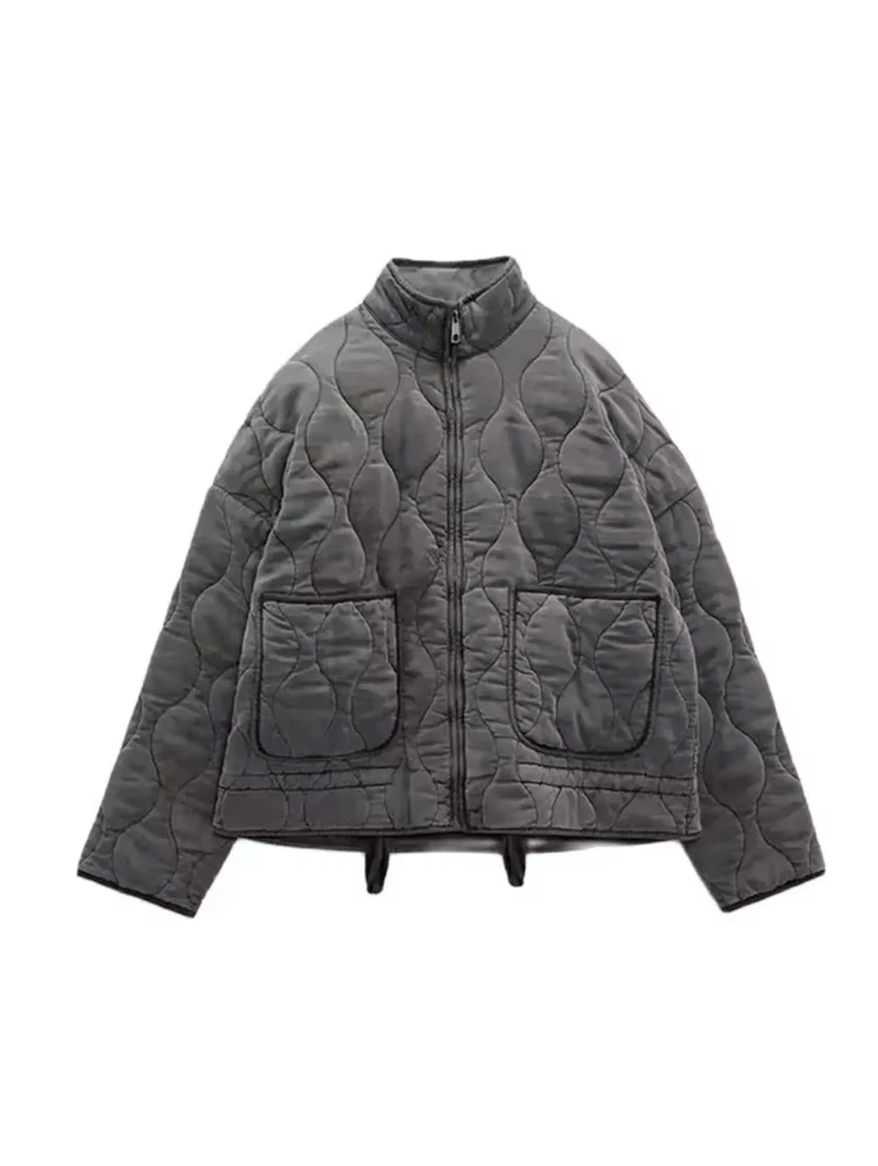 Damen Baumwolljacke Stilvoll Beige