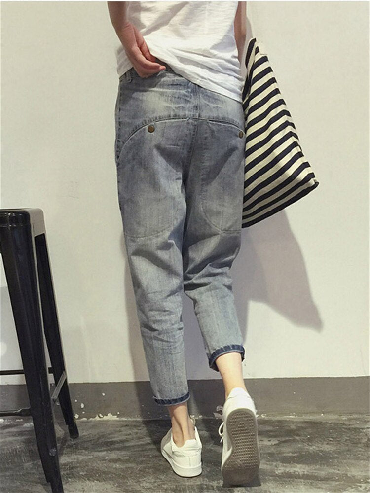 Norvielle Damen Jeanshose Stretch Baumwolle