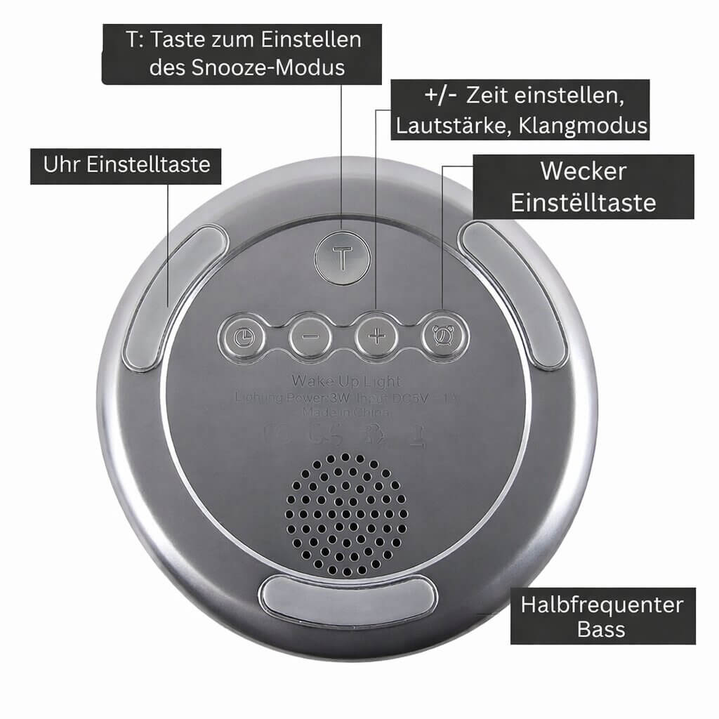 Tageslicht Wecker Lichttherapie Lampe