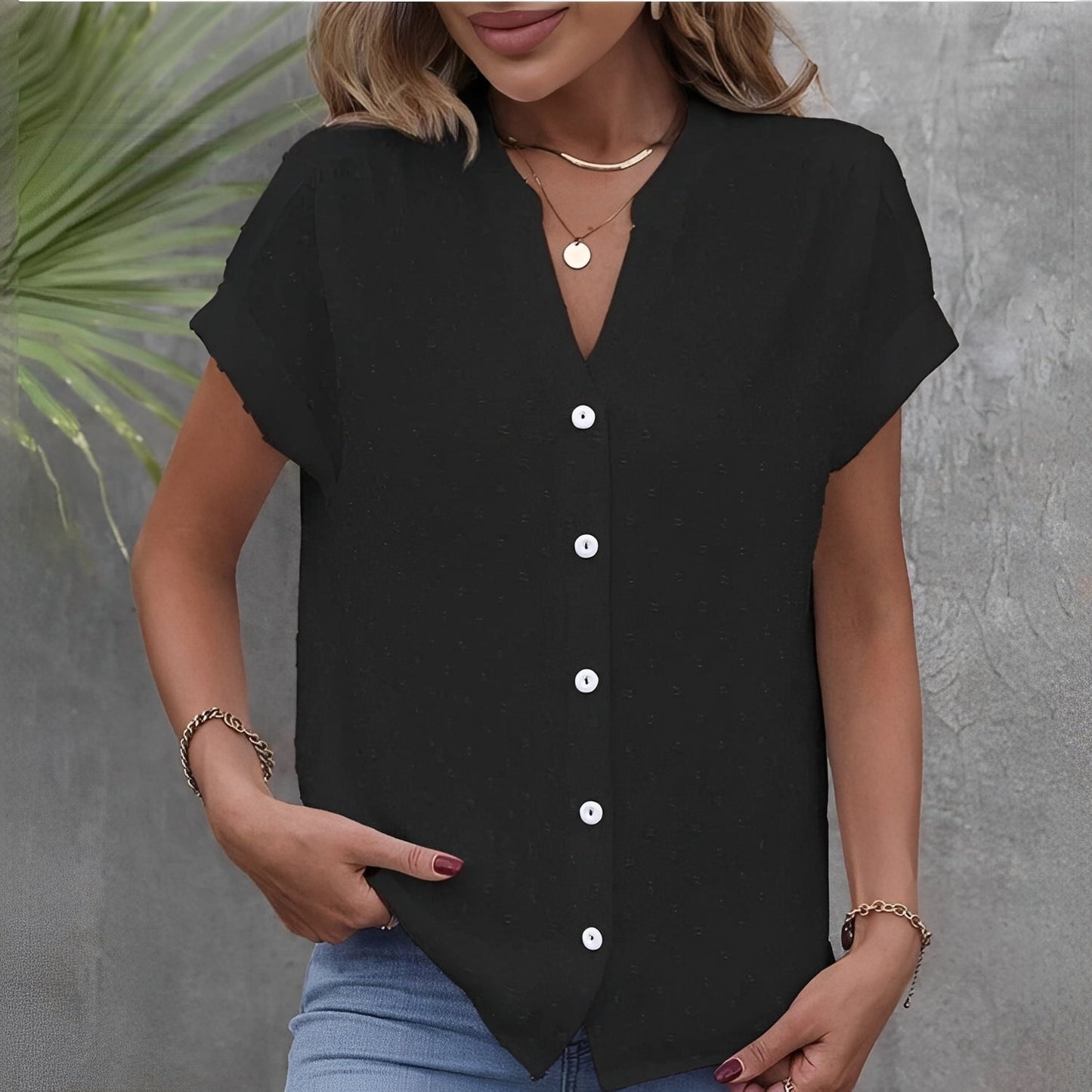 Damen Sommerbluse Leicht Modisch Pastell