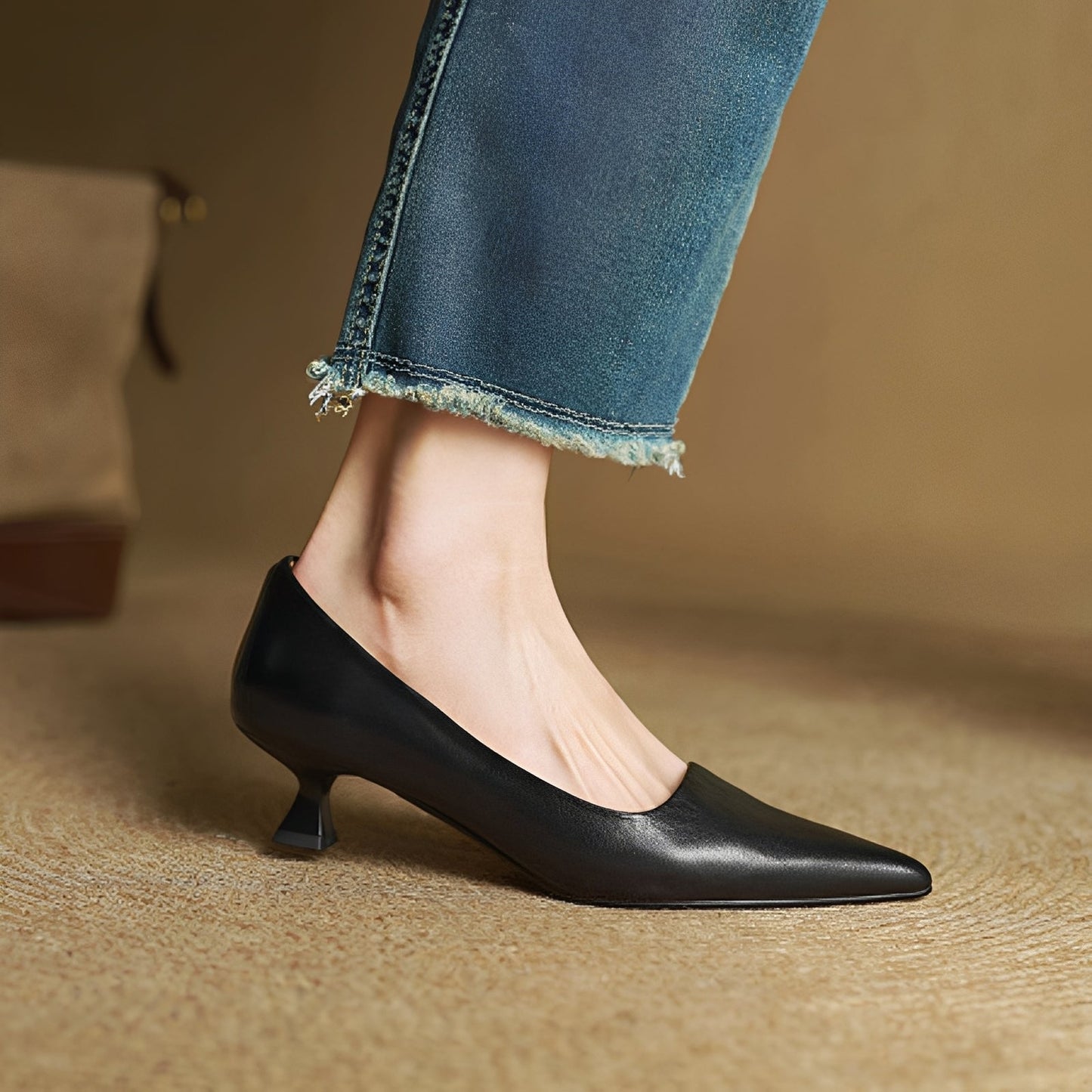 Rhea Damen Pumps Spitze Schuhe