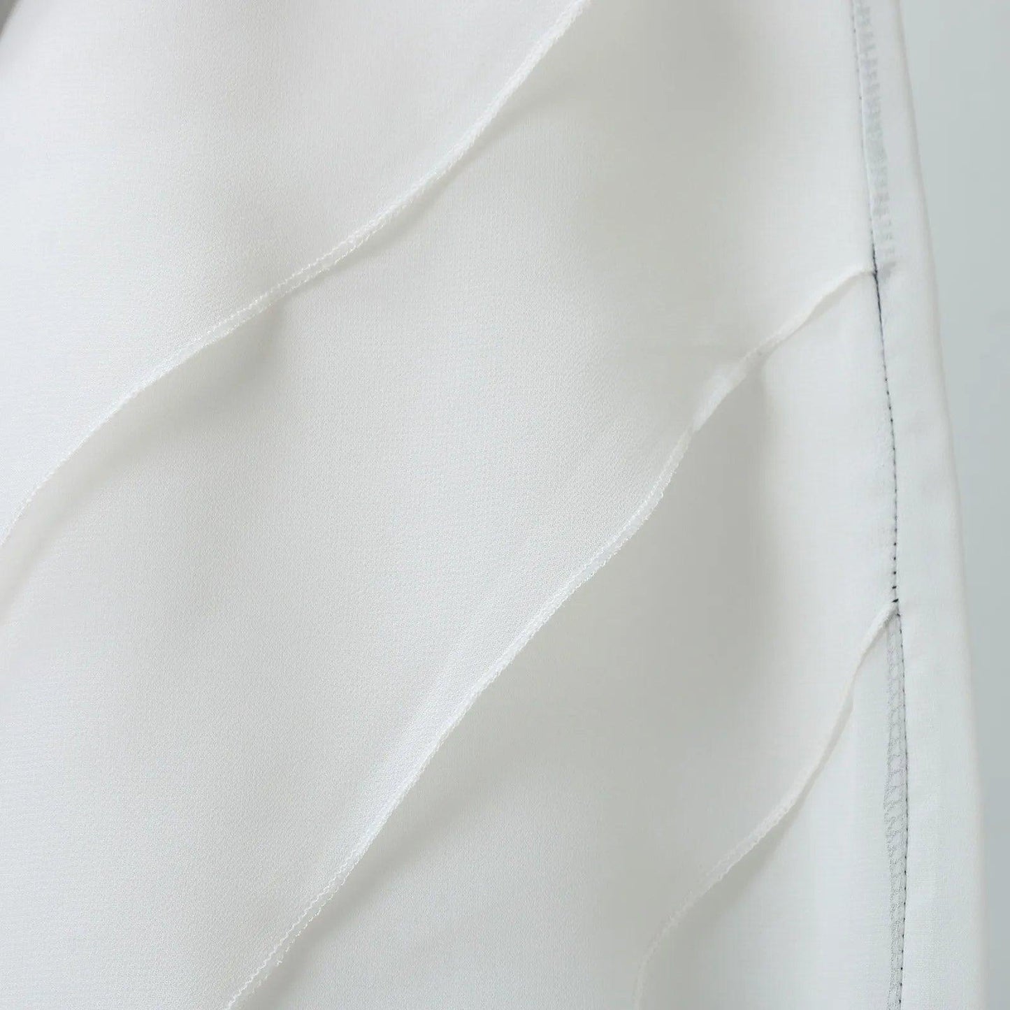 Elegantes Damen Abendkleid Mehrschichtig Seide