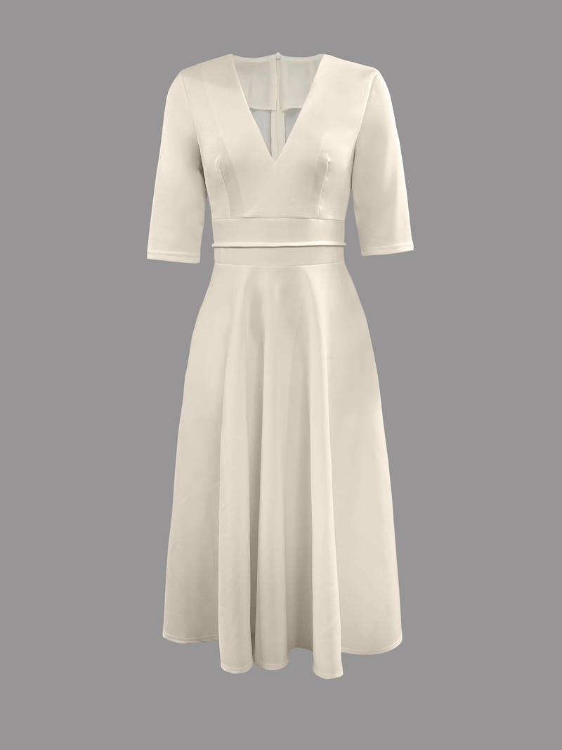 Retro 60er Jahre Damen A-Linien Swingkleid