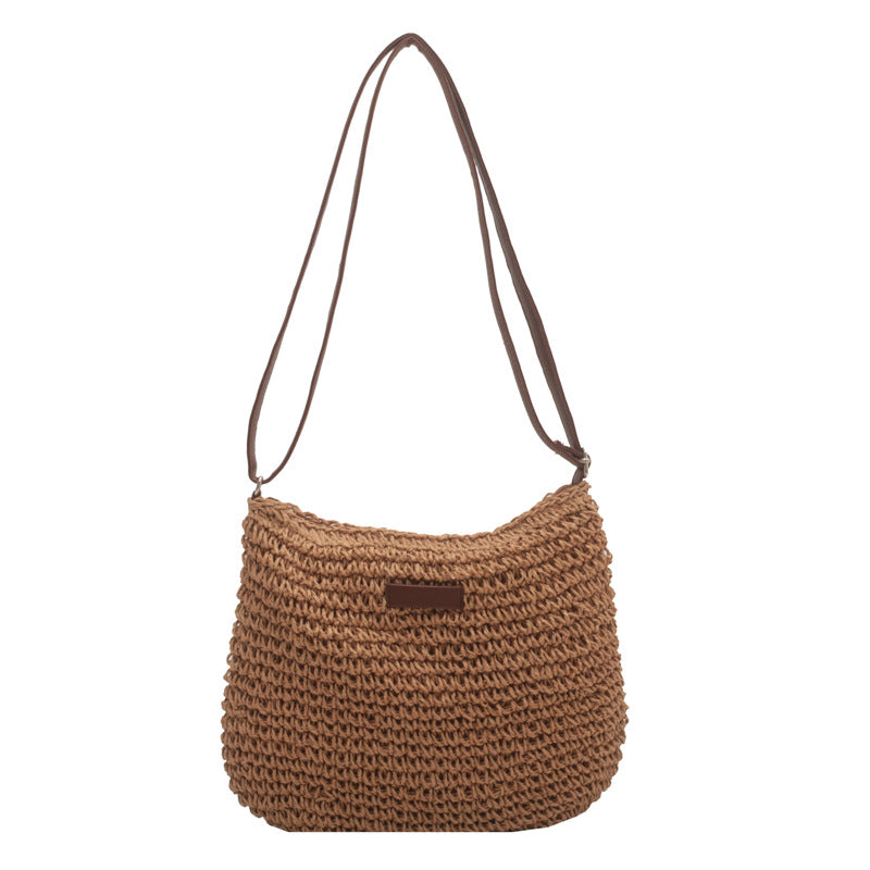 Boho Strandtasche Aurora Leinen Beige
