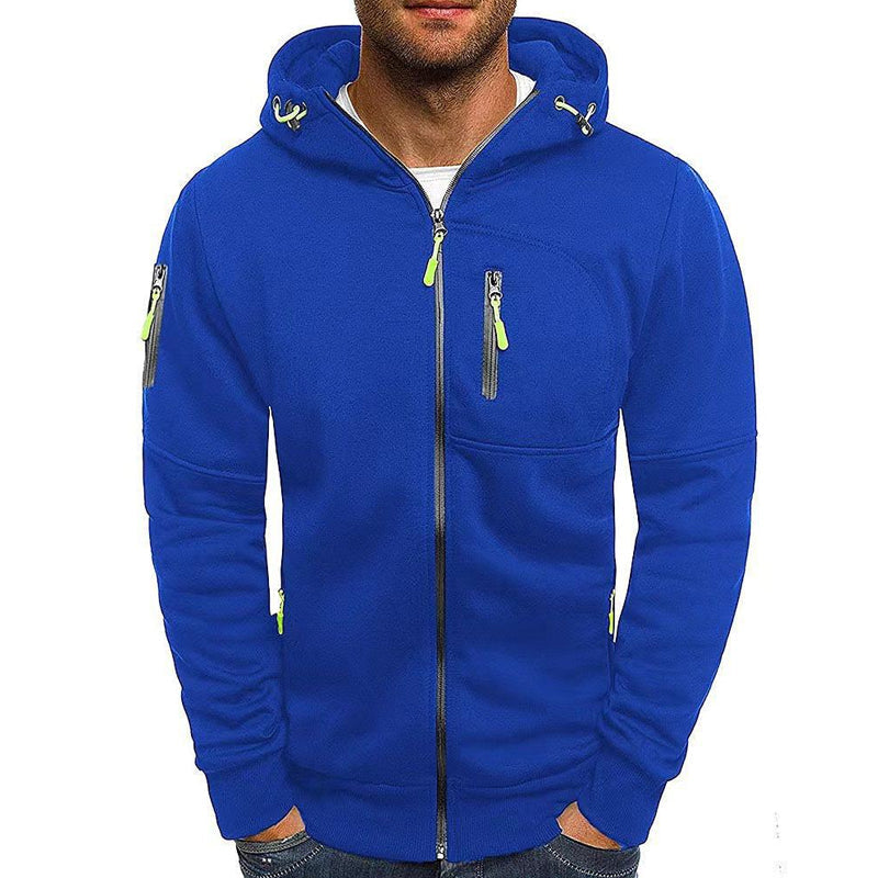 Kapuzen-Sweatshirt Mit Reißverschluss Sportlich