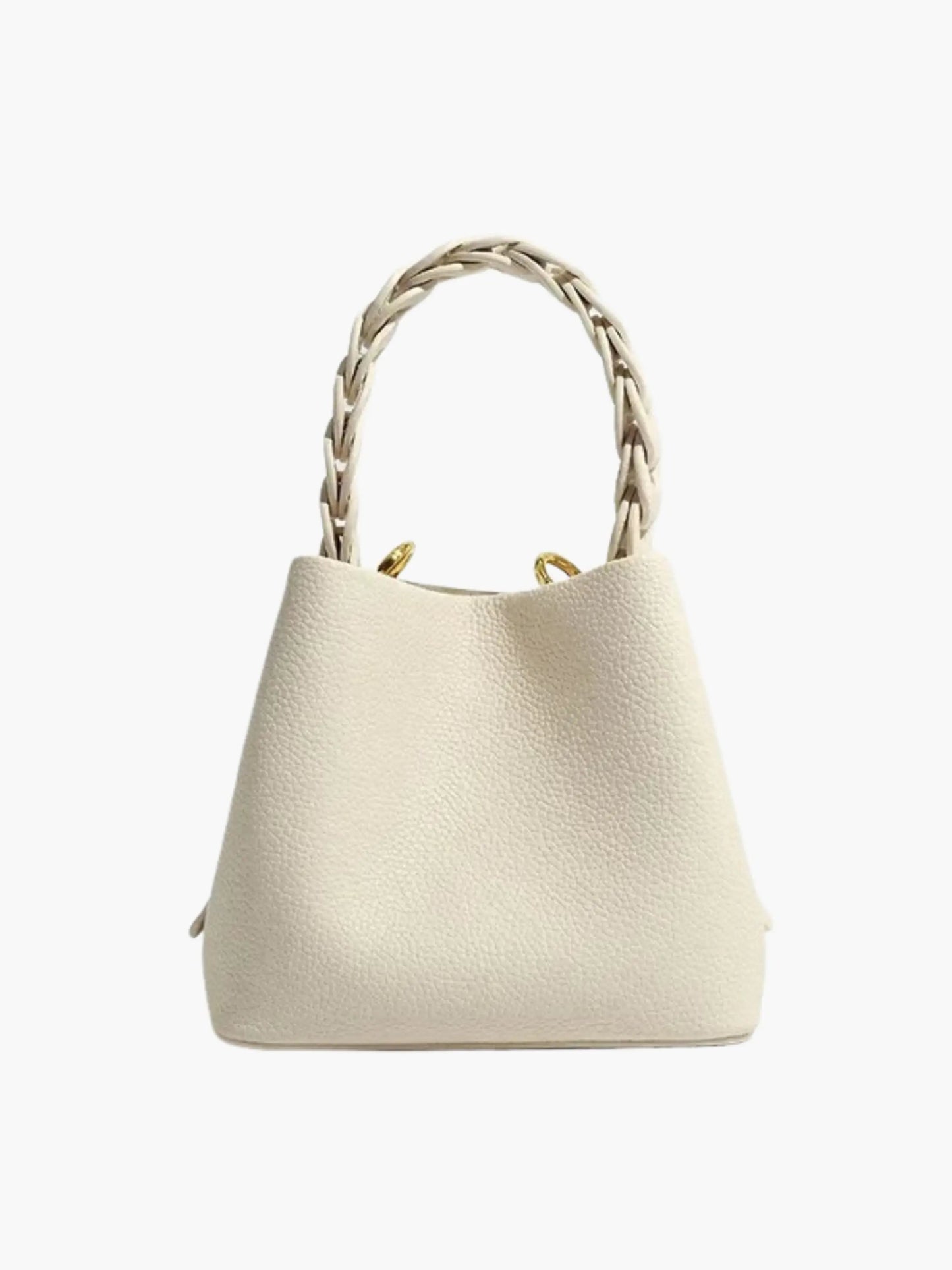 Yamina Damen Handtasche Strukturiert Geflochtener Griff