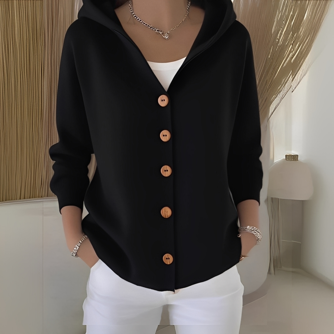 Damen Cardigan Langärmlig Baumwolle