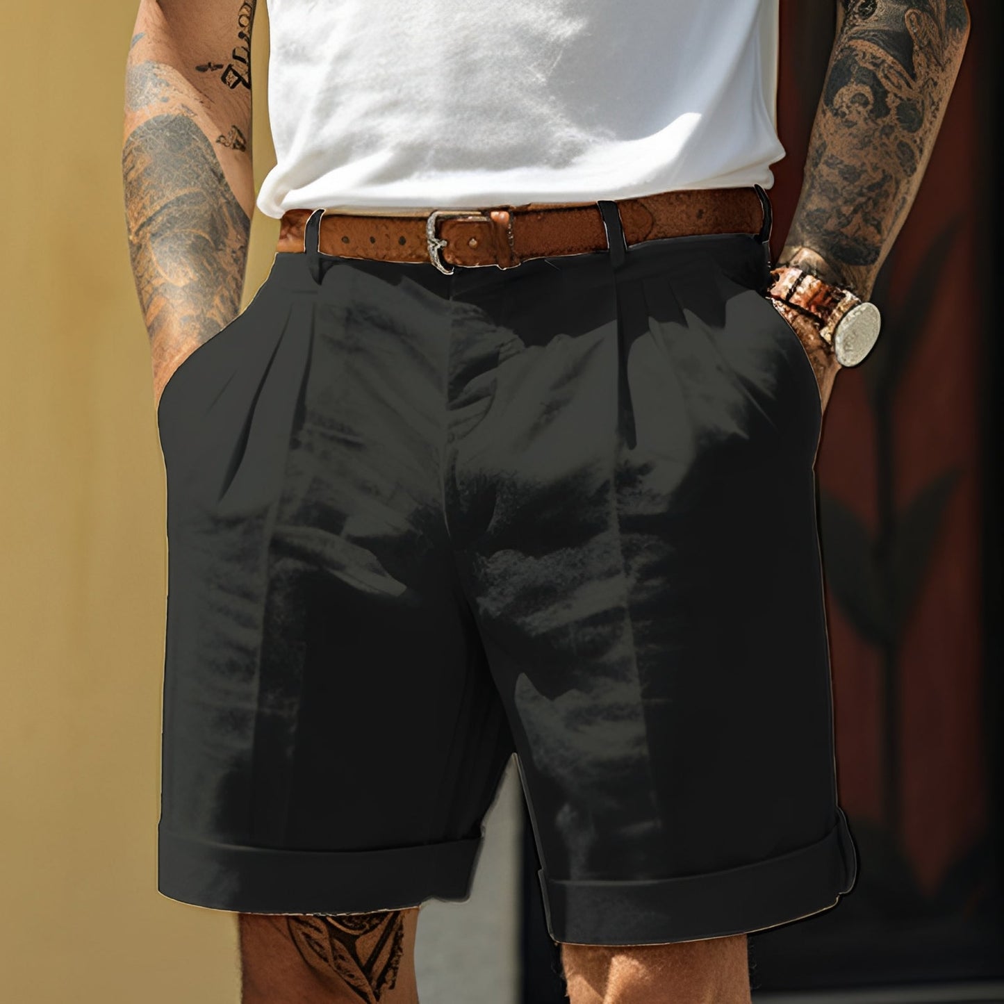 Herren Shorts Gerade Geschnitten Adrian