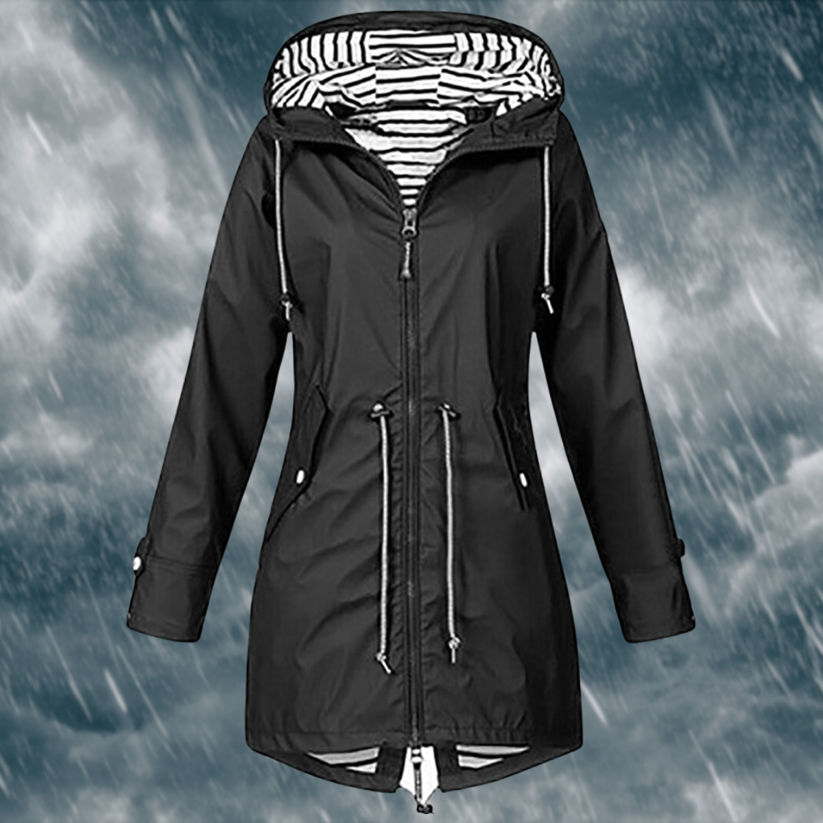 Damen Regenjacke Wasserdicht Norvielle