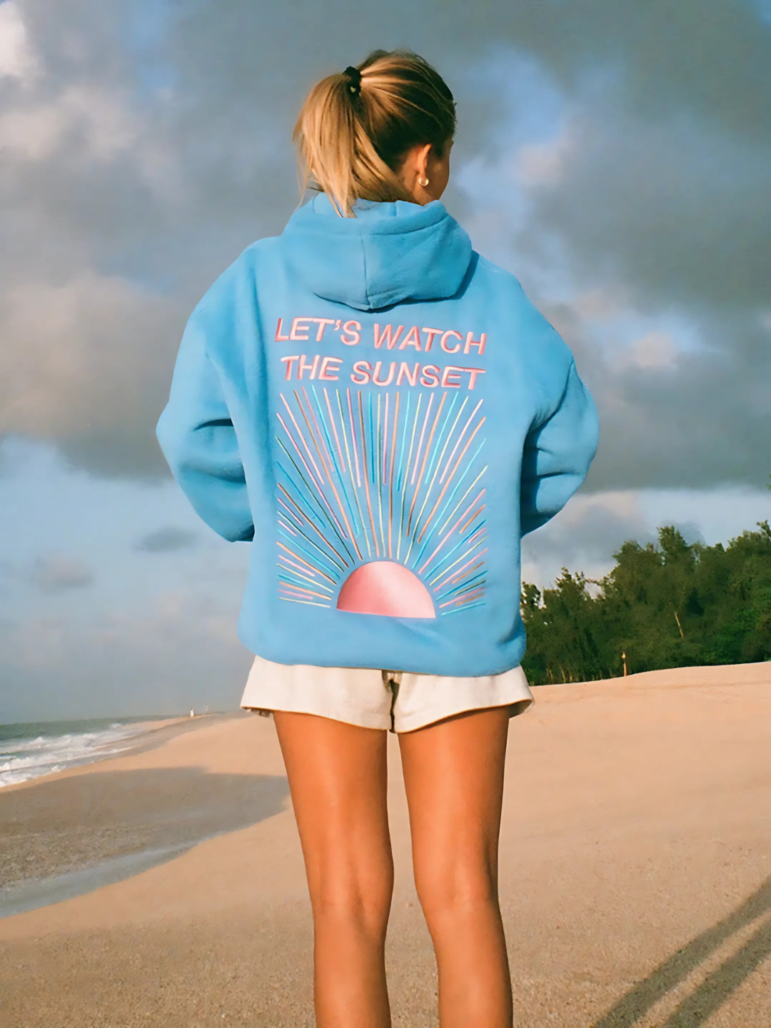 Yasmin Damen Hoodie Abendliche Glückseligkeit