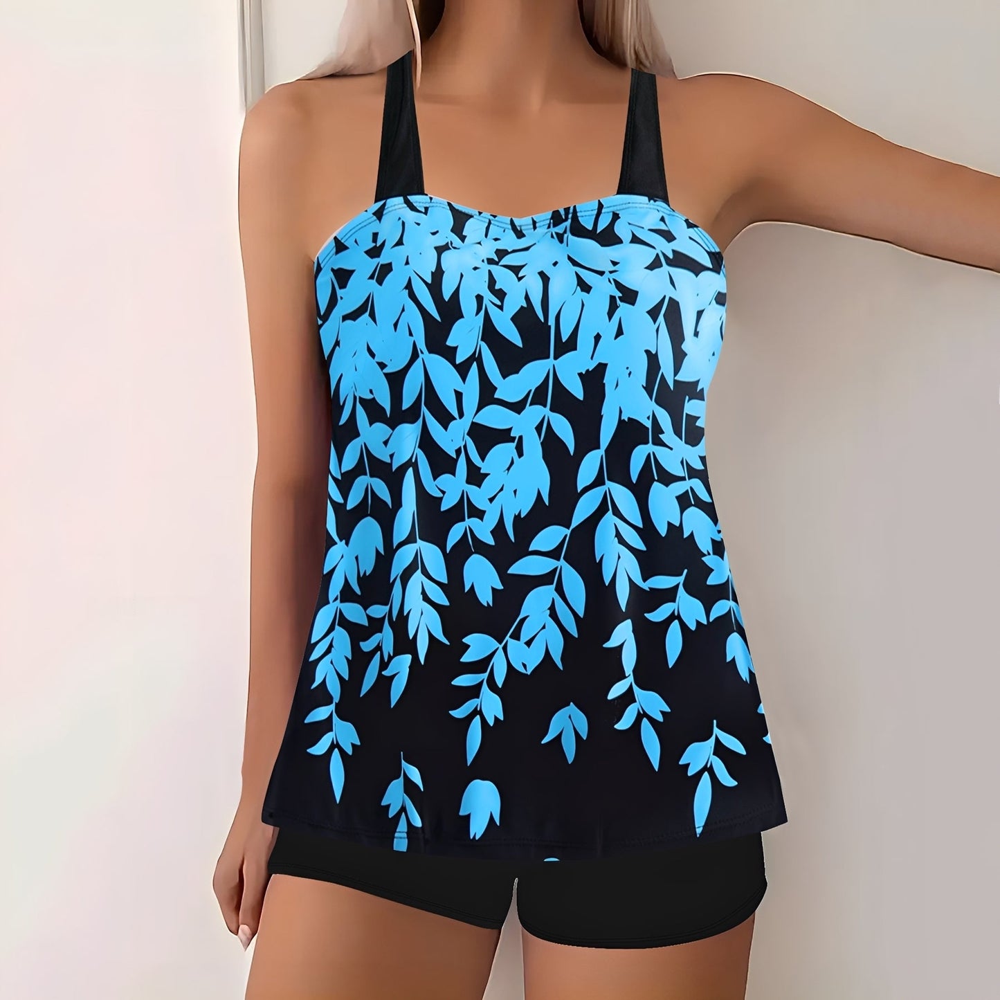 Damen Tankini Muster Stoff