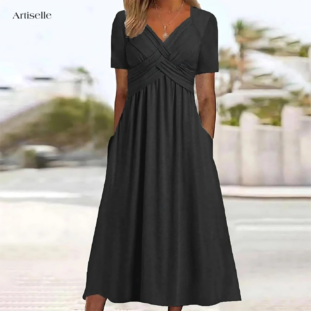Elegantes Damenkleid mit Bauchbedeckung