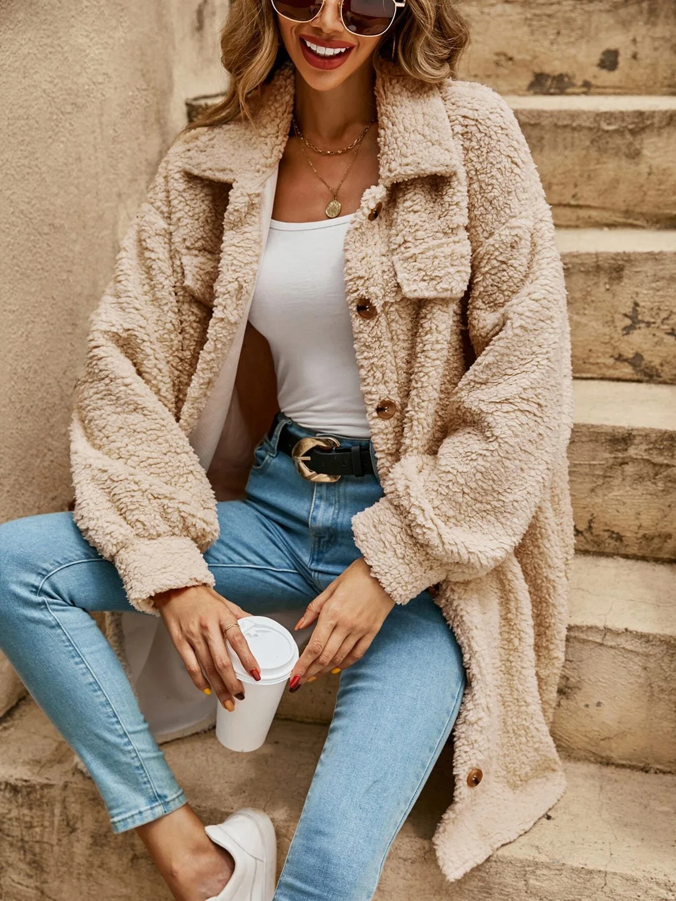 Norvielle Damen Fleecejacke Bequem
