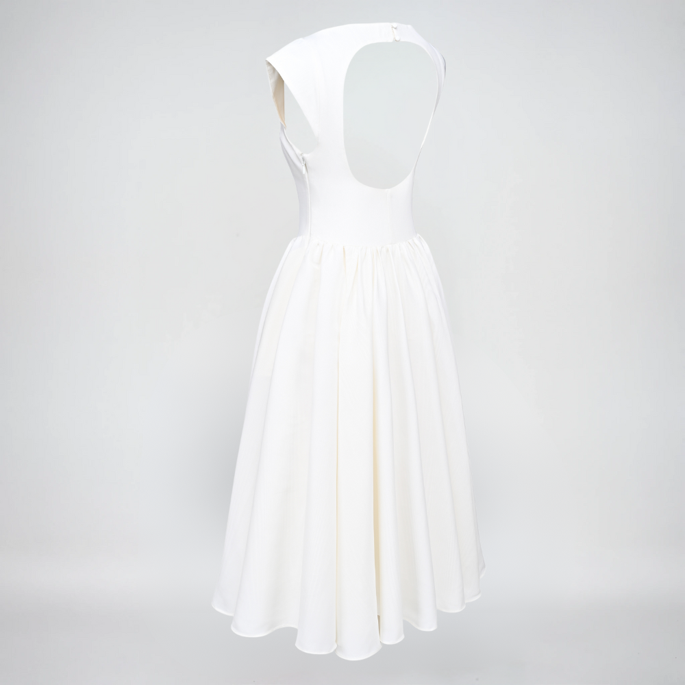 Norvielle Damen Midi Kleid Lucia