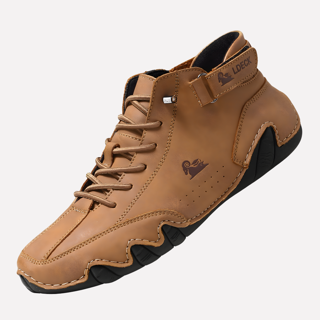 Herren Leichte Leder Barfußschuhe