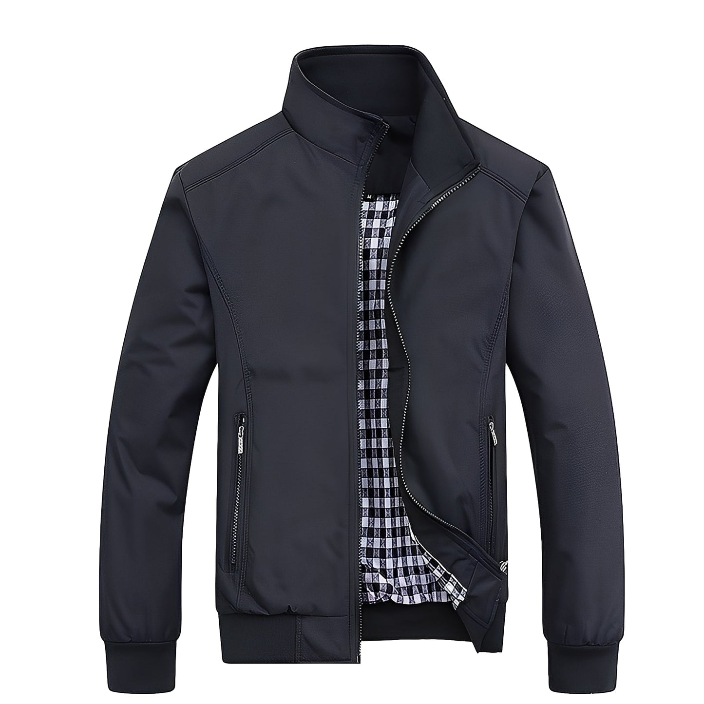 Herrenjacke Modern Reißverschluss Edward