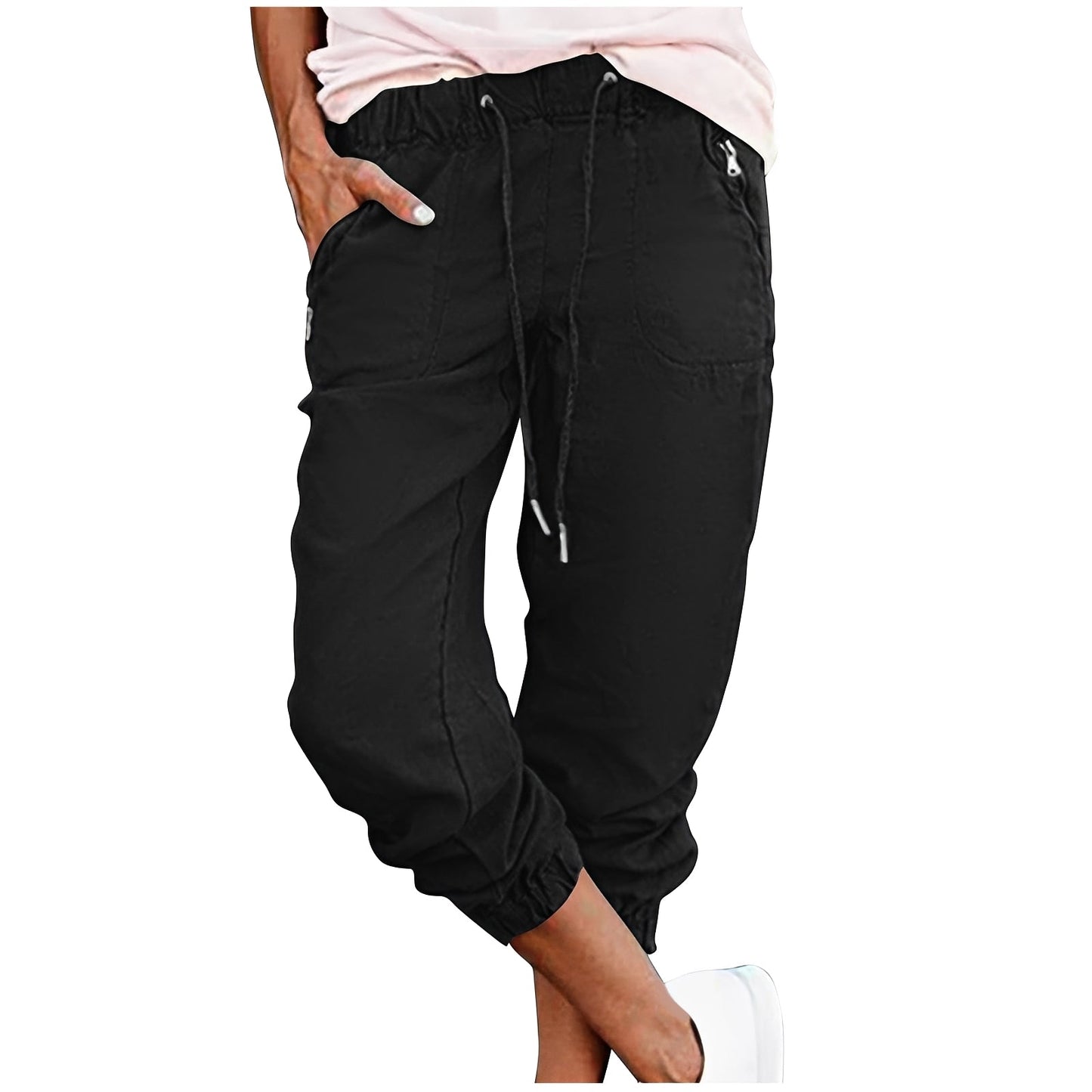 Nina Damen Elastische Cargohose