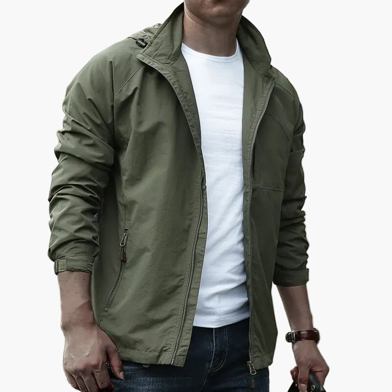 Norvielle Herren Cargo Sommerjacke Wasserfest Atmungsaktiv