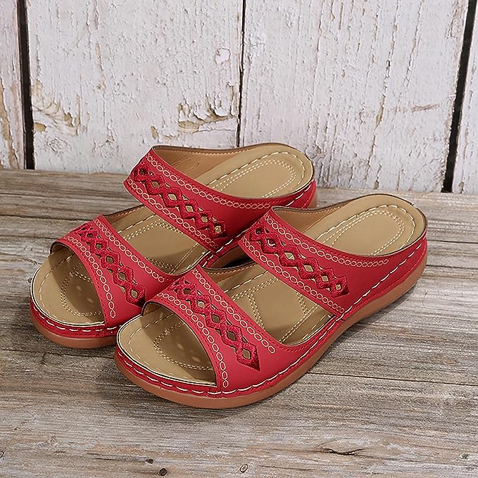 Damen Orthopädische Sandalen Komfort Unterstützung