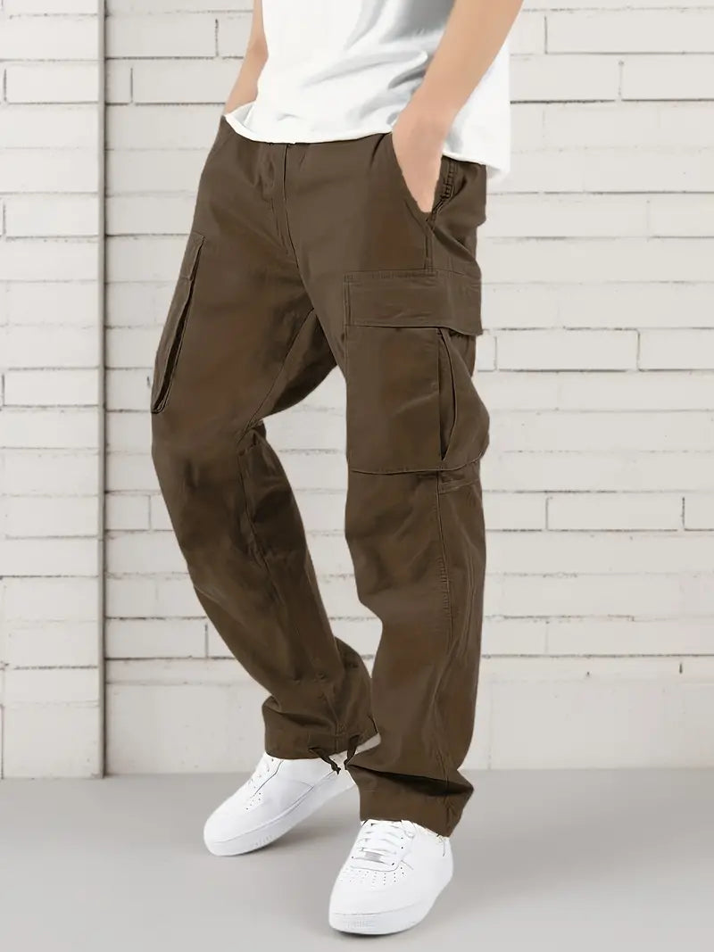 Herren Jogginghose Elastischer Bund Taschen