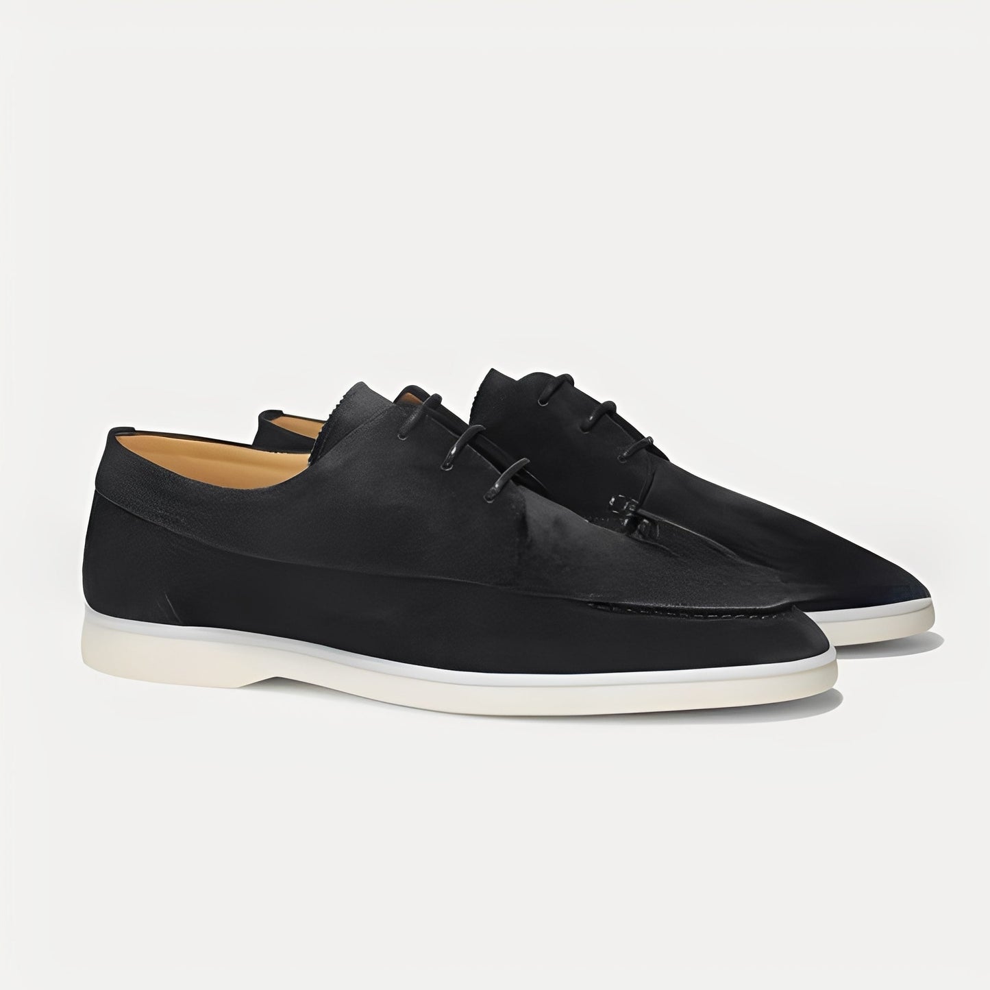 Herren Slipper Wildleder Flach