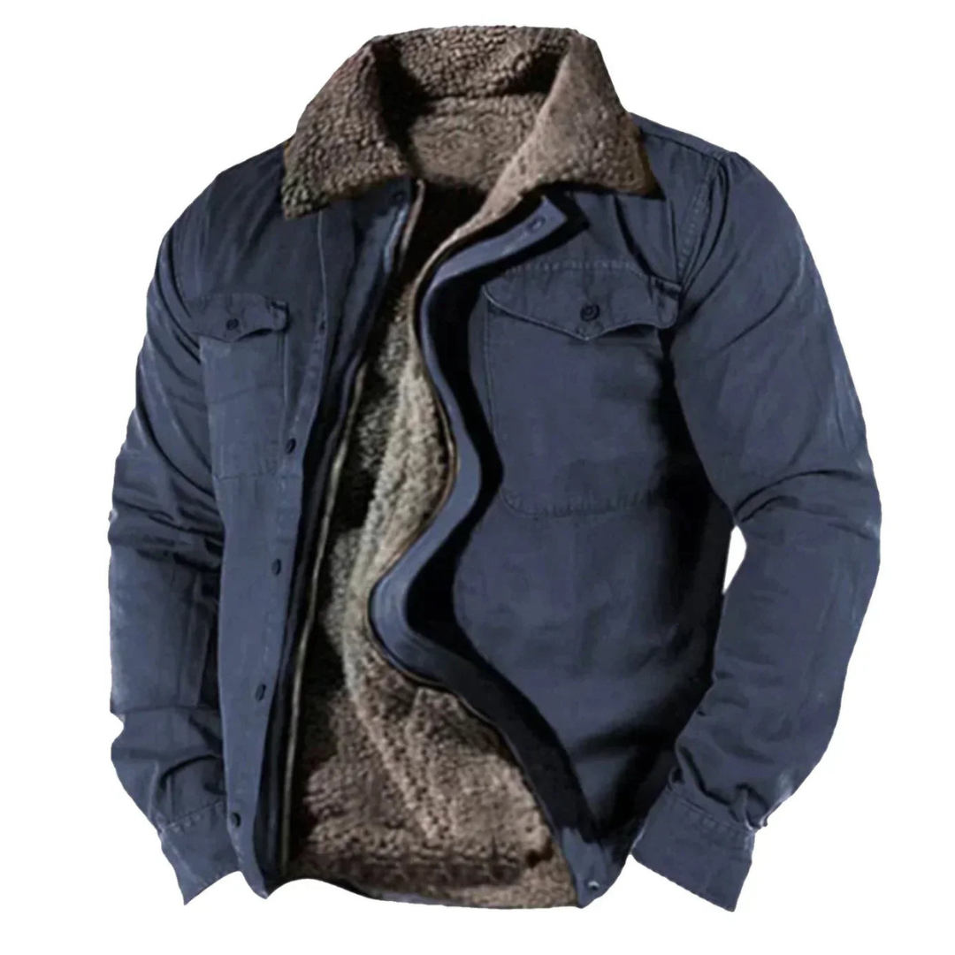 Herren Jacke Mittelknopfleiste Klare Linienform