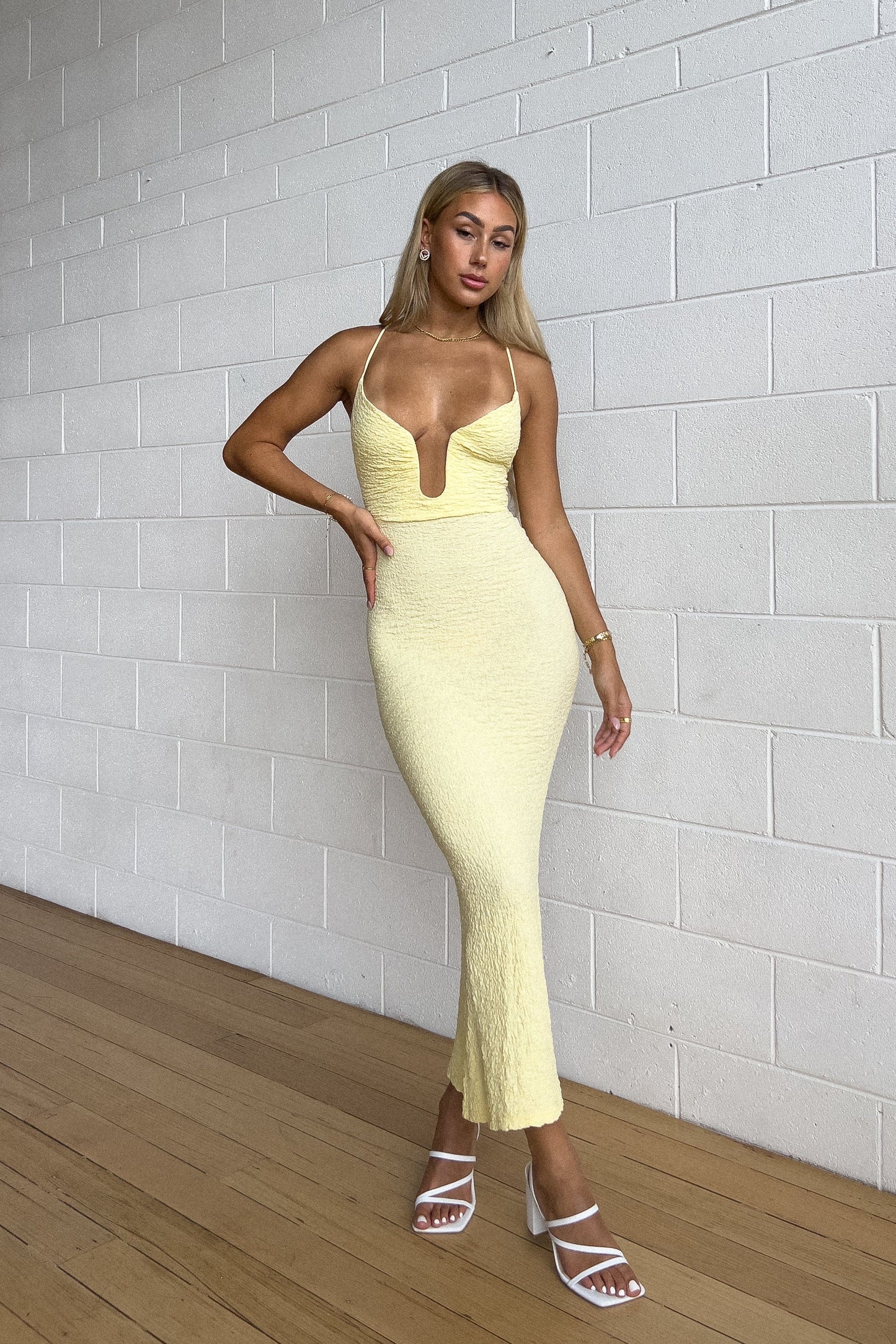 Figurbetonendes Abendkleid Damen Tiefes Dekolleté