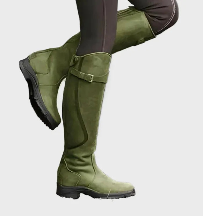 Anatomisch geformte, warme Winterreitstiefel für orthopädischen Komfort