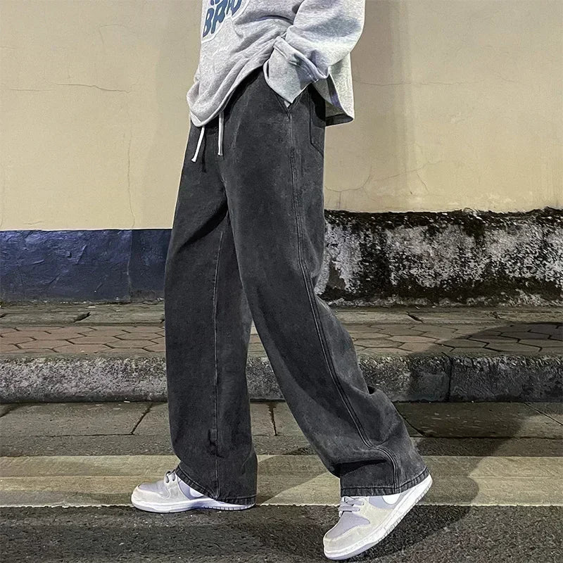 Herren Baggy-Jeans Weite Bein Norvielle Entspannt