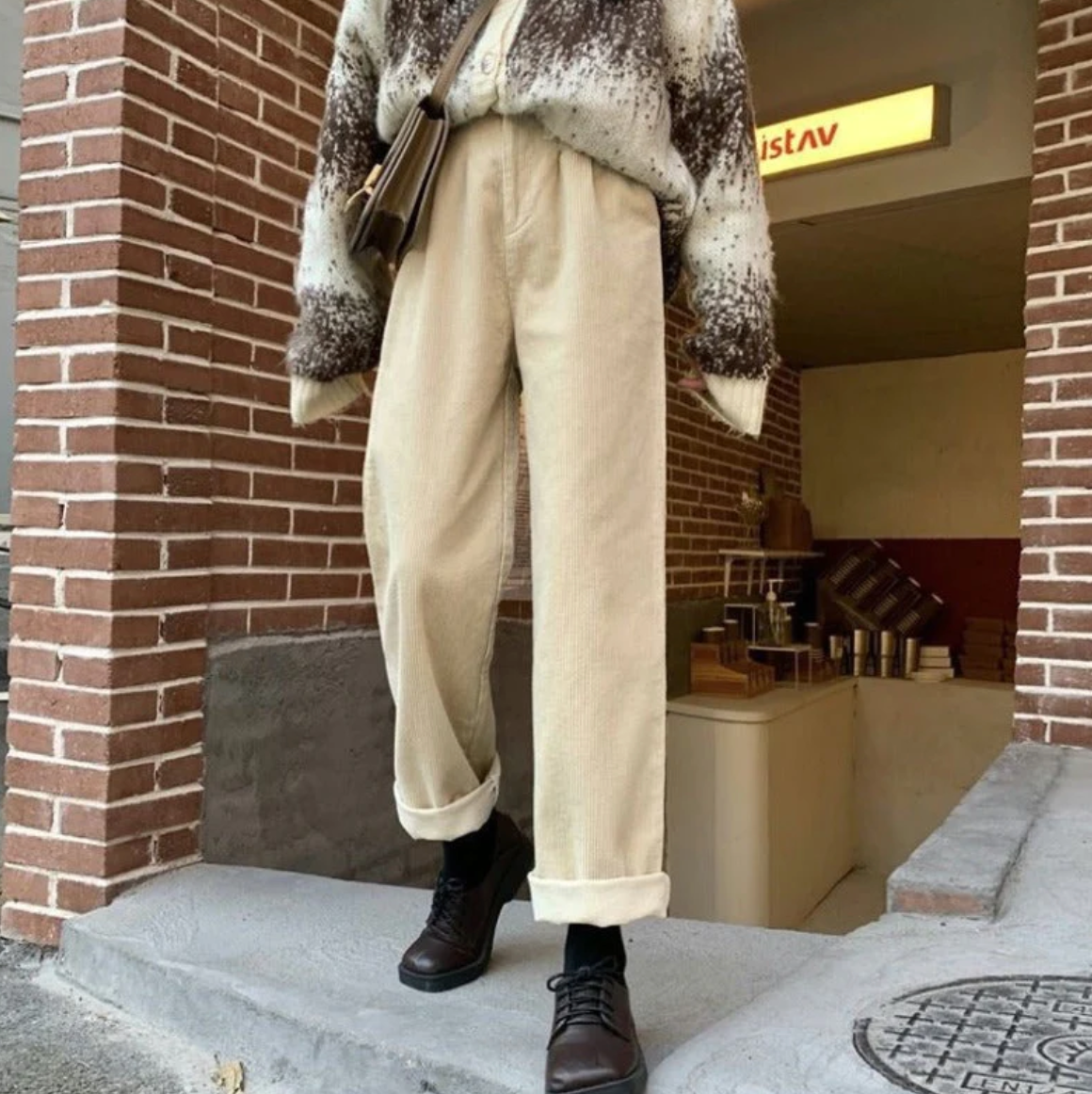 Cordhose Freizeithose Bequem