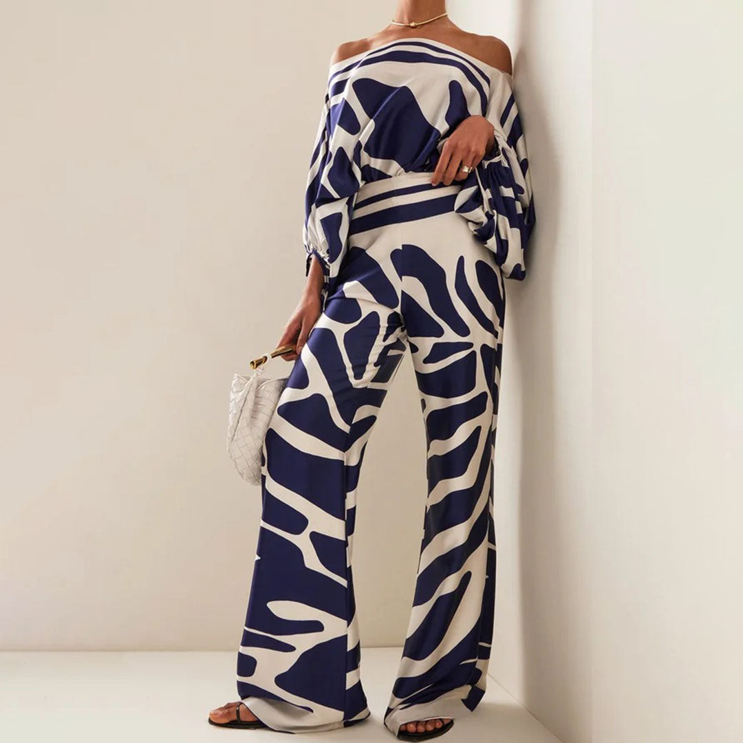 Damen Satin-Set Elegantes Design