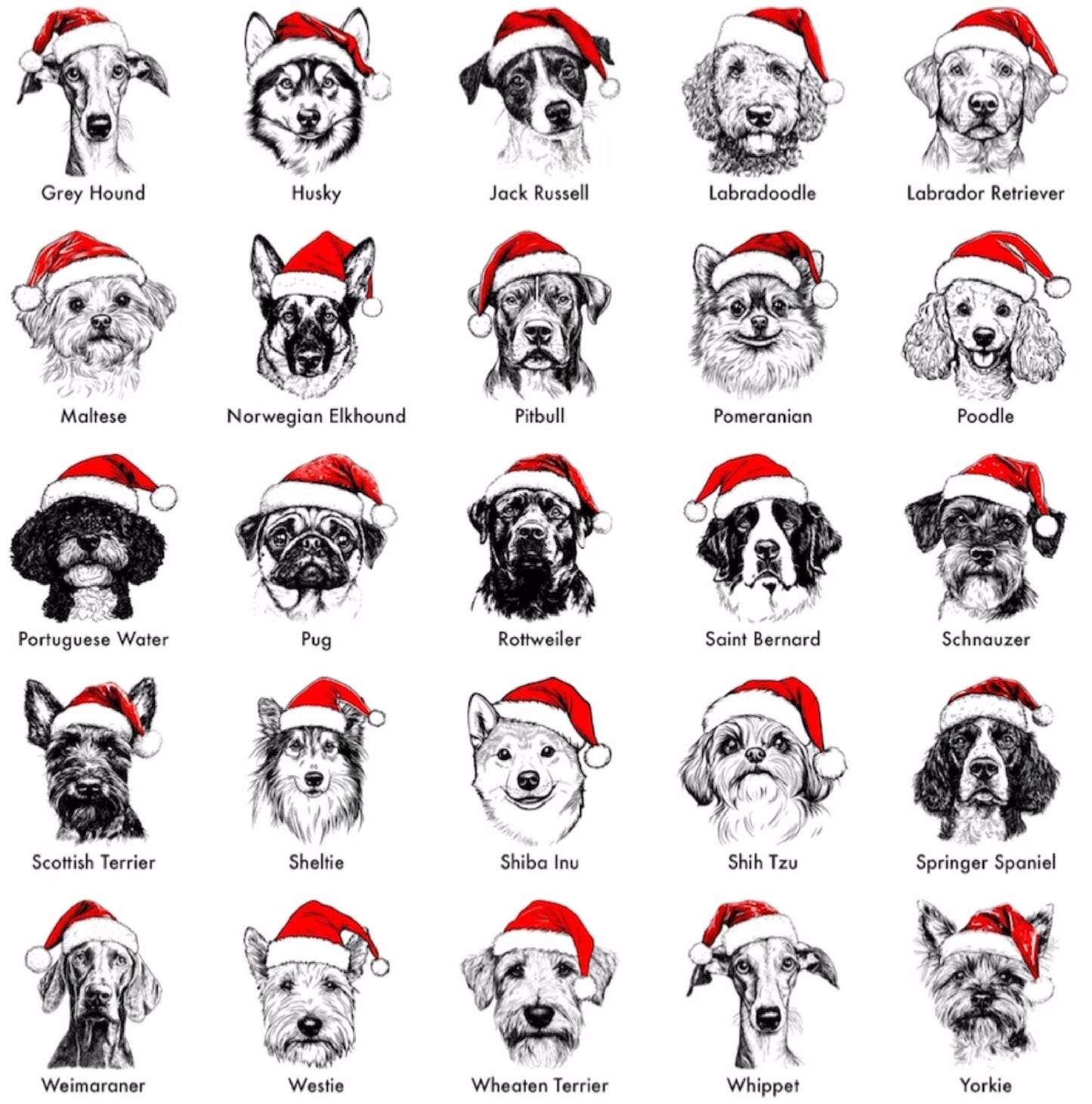 Weihnachtspullover für Hunde Festlich Rot
