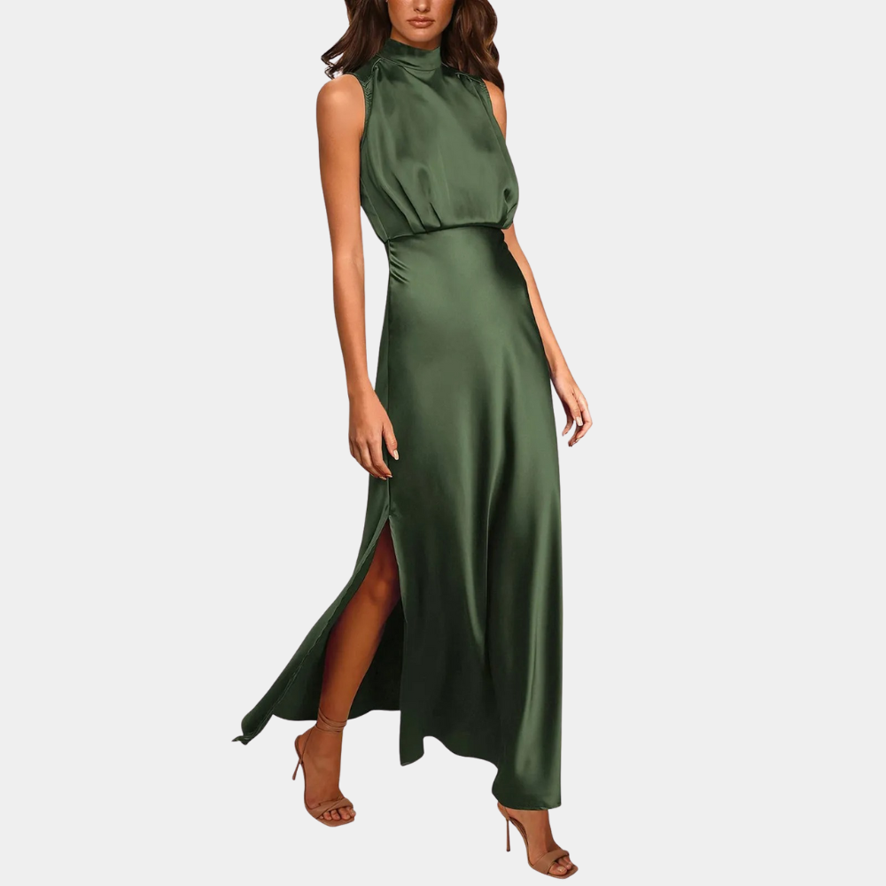 Elegantes Damenkleid mit Schlitz