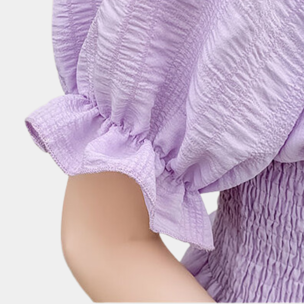 Damen Off-Shoulder Rüschen
