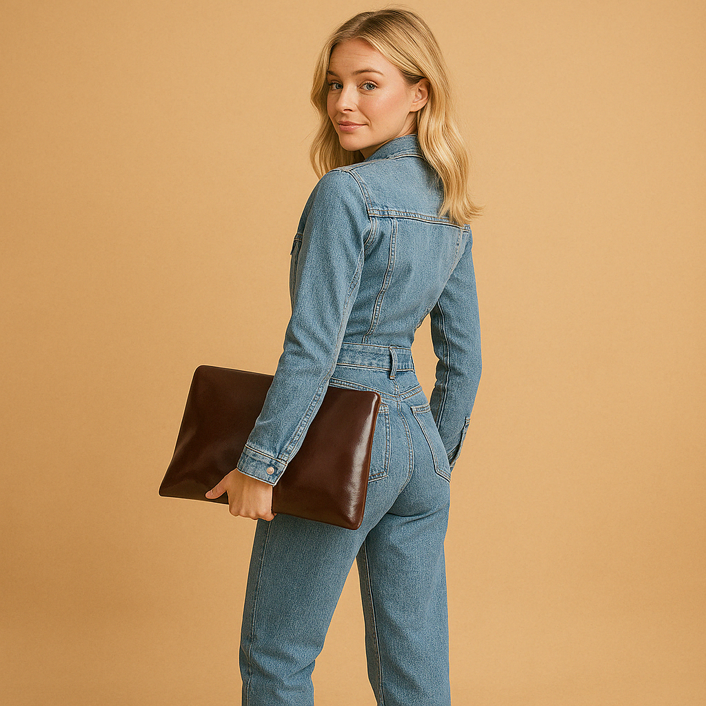 Damen Overall er Denim Bequem