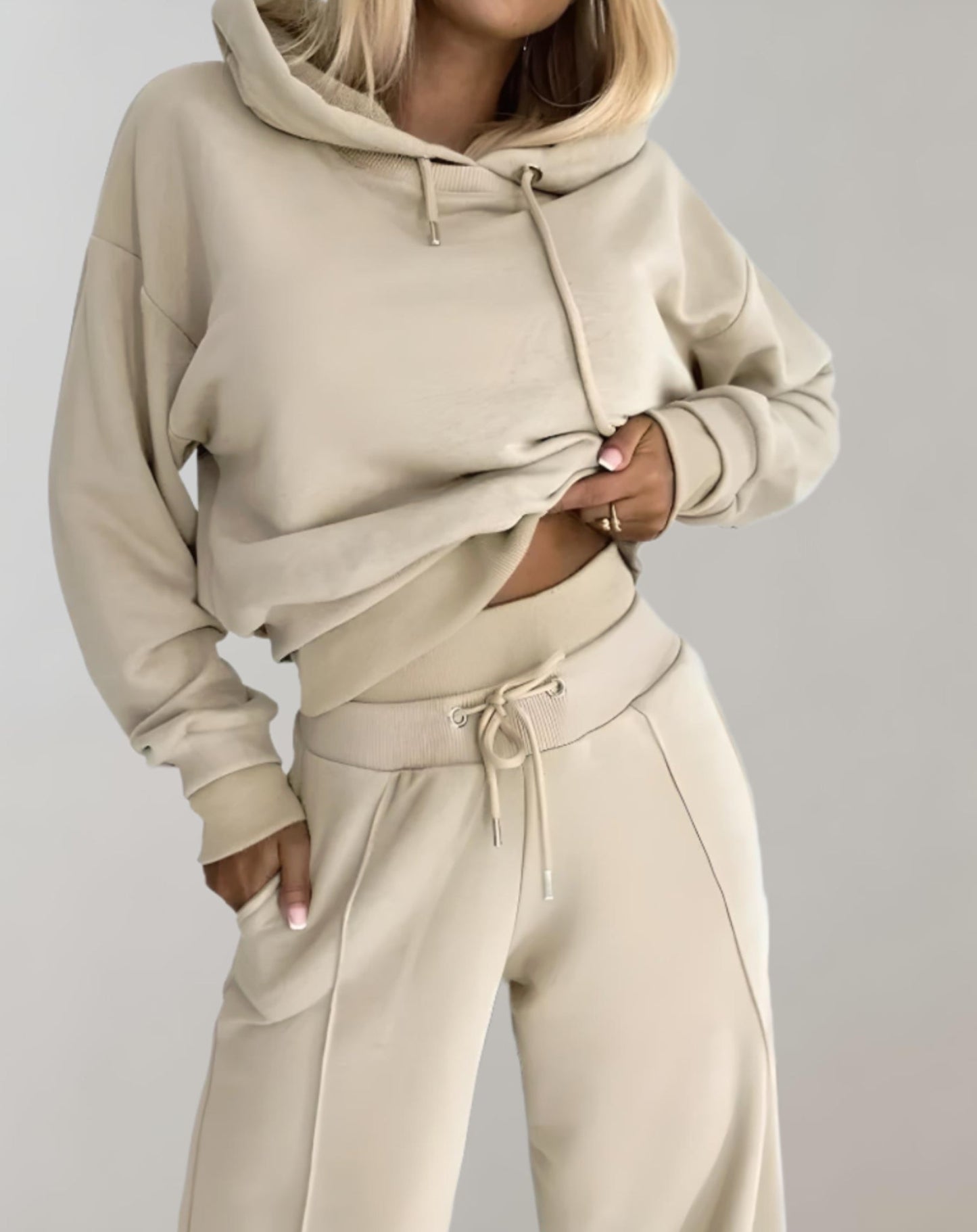 Damen Hoodie Jogginganzug Set Freizeitbekleidung