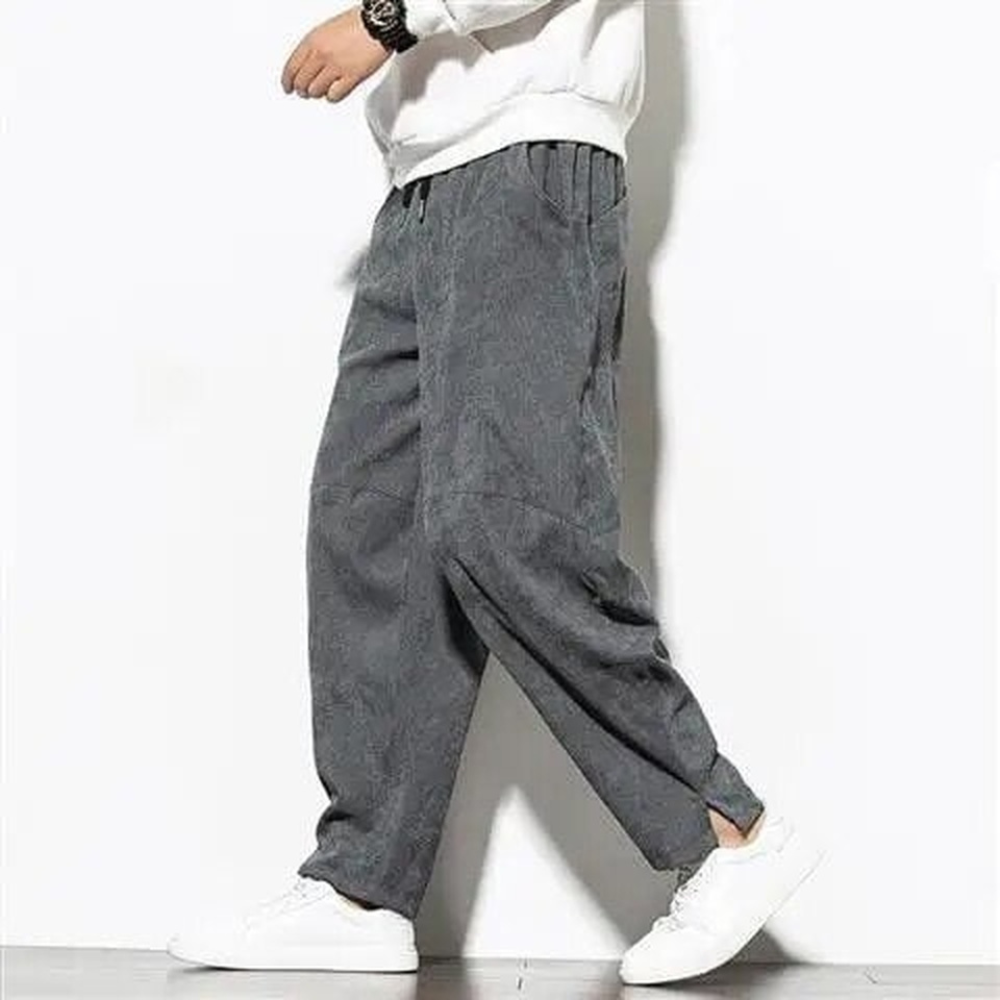 Herren Cordhose Weites Bein Corduroy