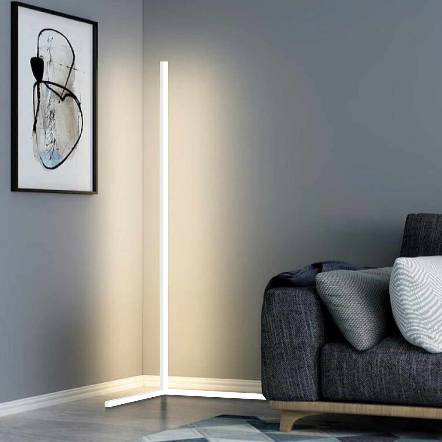 LED Ecklampe Dimmbar Wohnzimmer Schlafzimmer