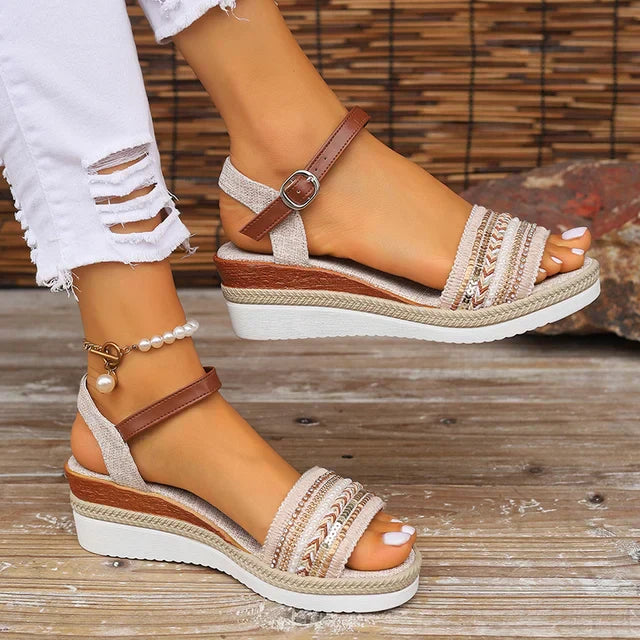 Norvielle Damen Orthopädische Sandalen Komfortabel