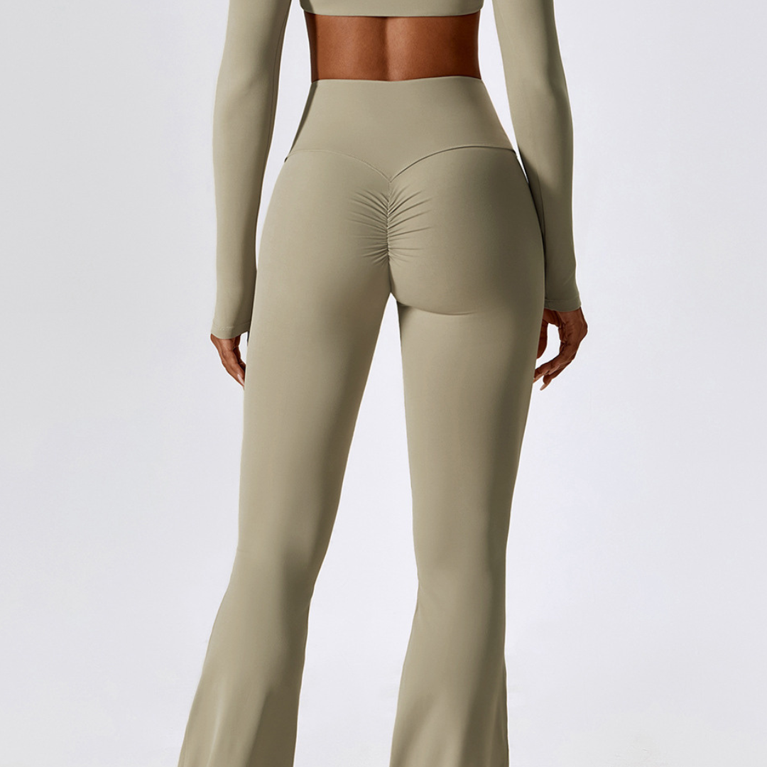 Norvielle Damen Leggings Ausgeklappt