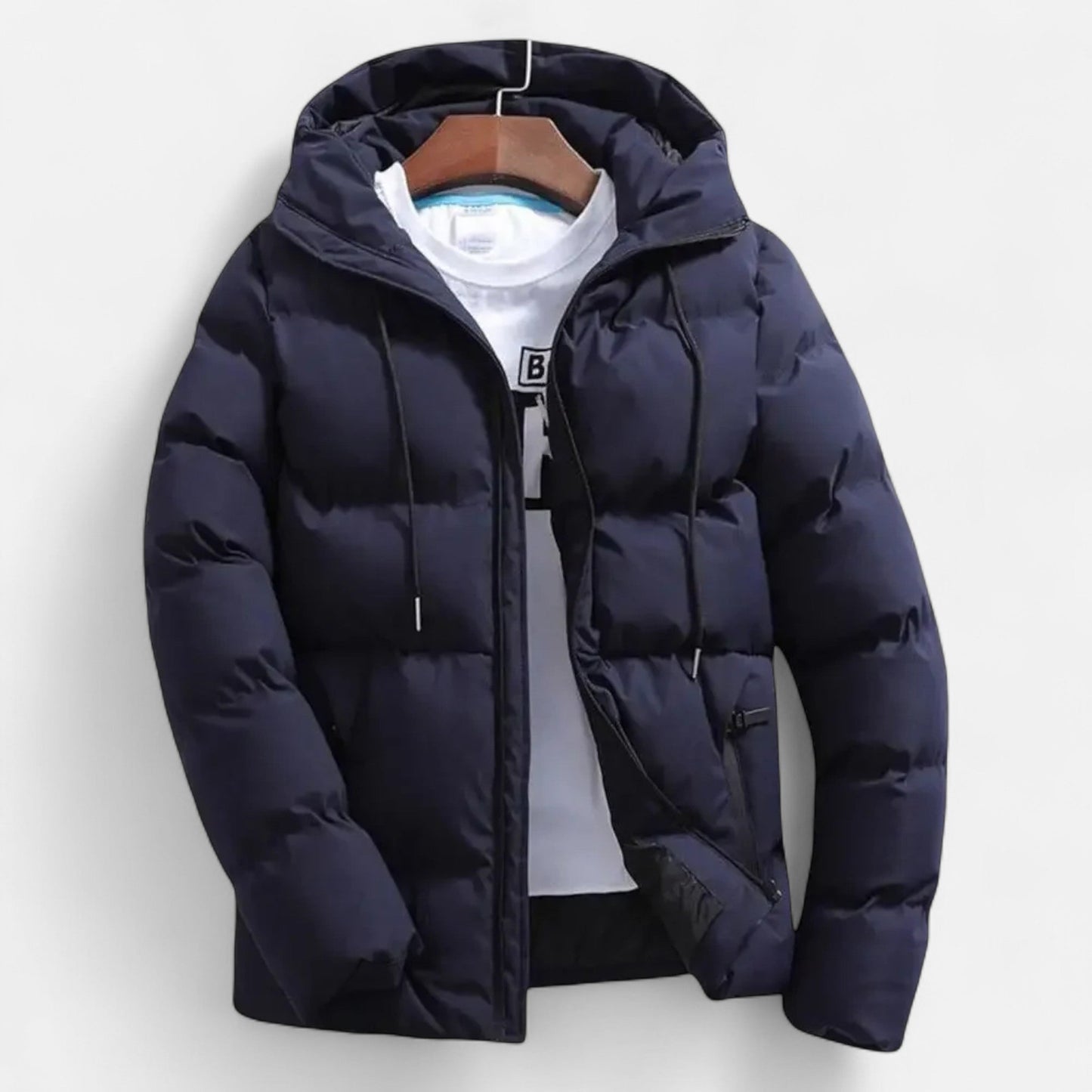 Herren Daunenjacke Gepolstert Winter