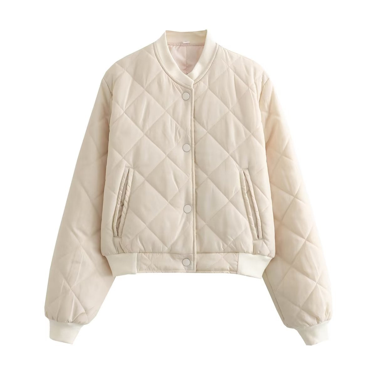 Elarova | Argyle-Muster Bomberjacke für Frauen