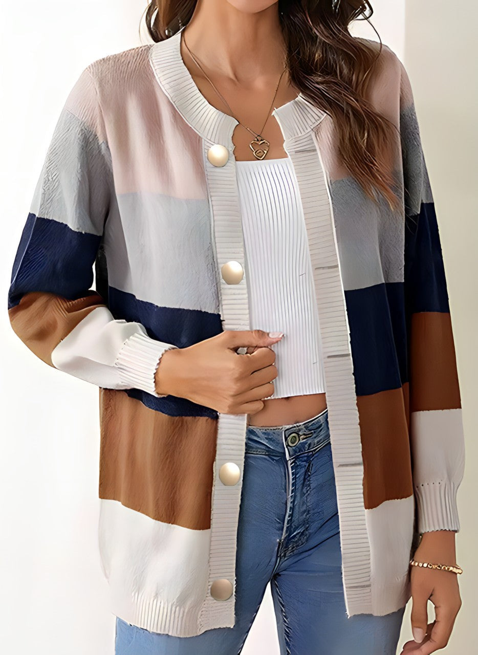 Elarova | Cardigan | Trendige weiche Strickjacke für Damen