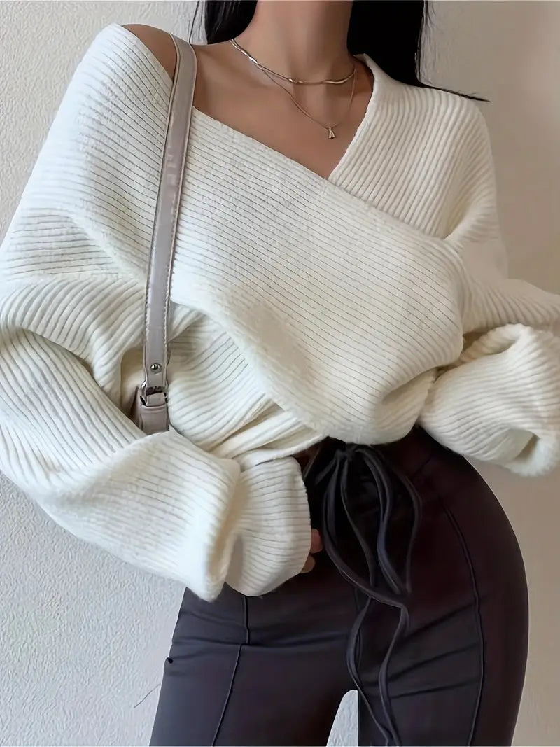 Elarova | Gekreuzter StrickCardigan