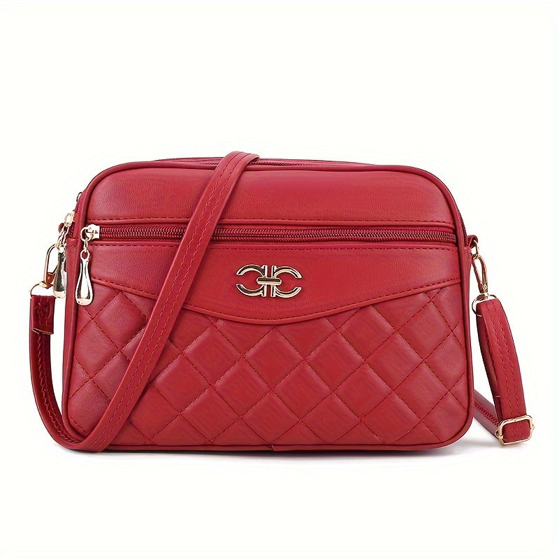 Elarova | Große Multicolor Schultertasche mit modernem Design