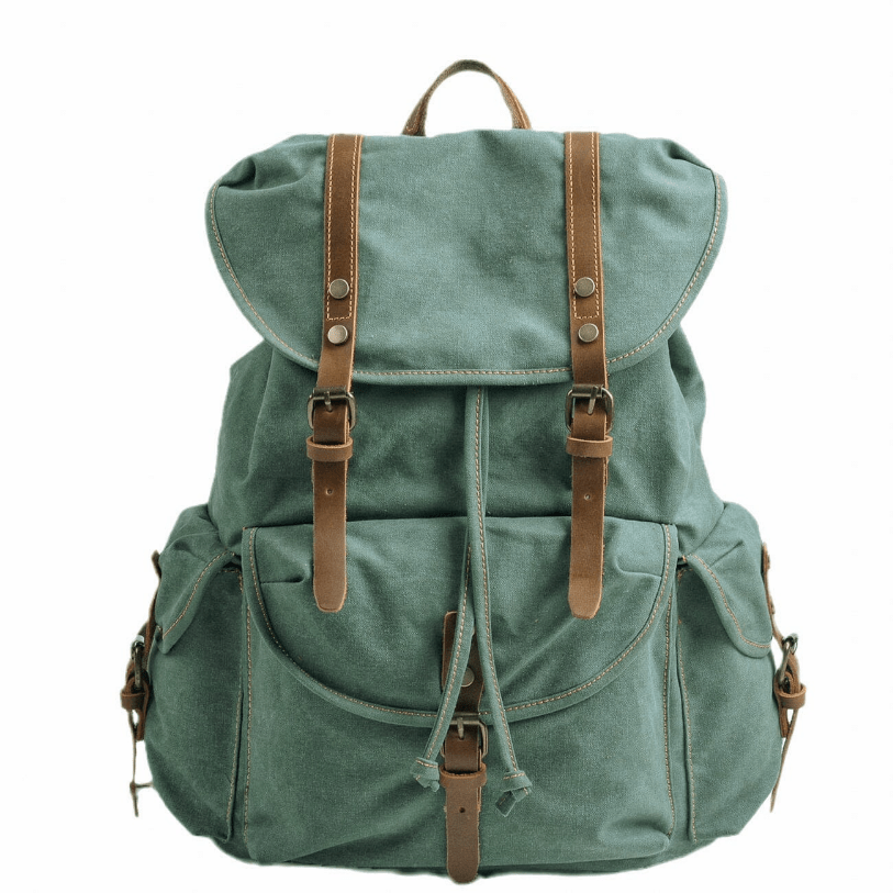 Elarova | Militär Canvas Rucksack Robust Und Zuverlässig Backpack